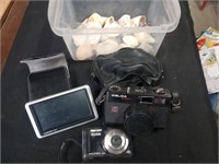 Cameras / seashells