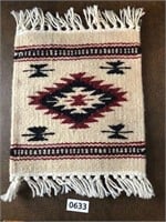 Navajo rug 6x8" as pictured hand died & woven