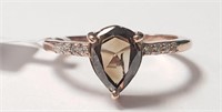 $4655 10K  Diamond (1.1Ct,I1,Brown) Ring