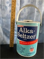 Vintage Alka Seltzer Cooler/Ice Bucket