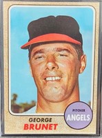 1968 Topps George Brunet #347 California Angels