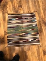 Navajo rug Handwover 50+ old as pictured