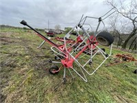 4-Wheel Hay Tedder Model E42J approx 16ft