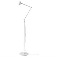 NYMÅNE Floor/reading lamp, anthracite - White