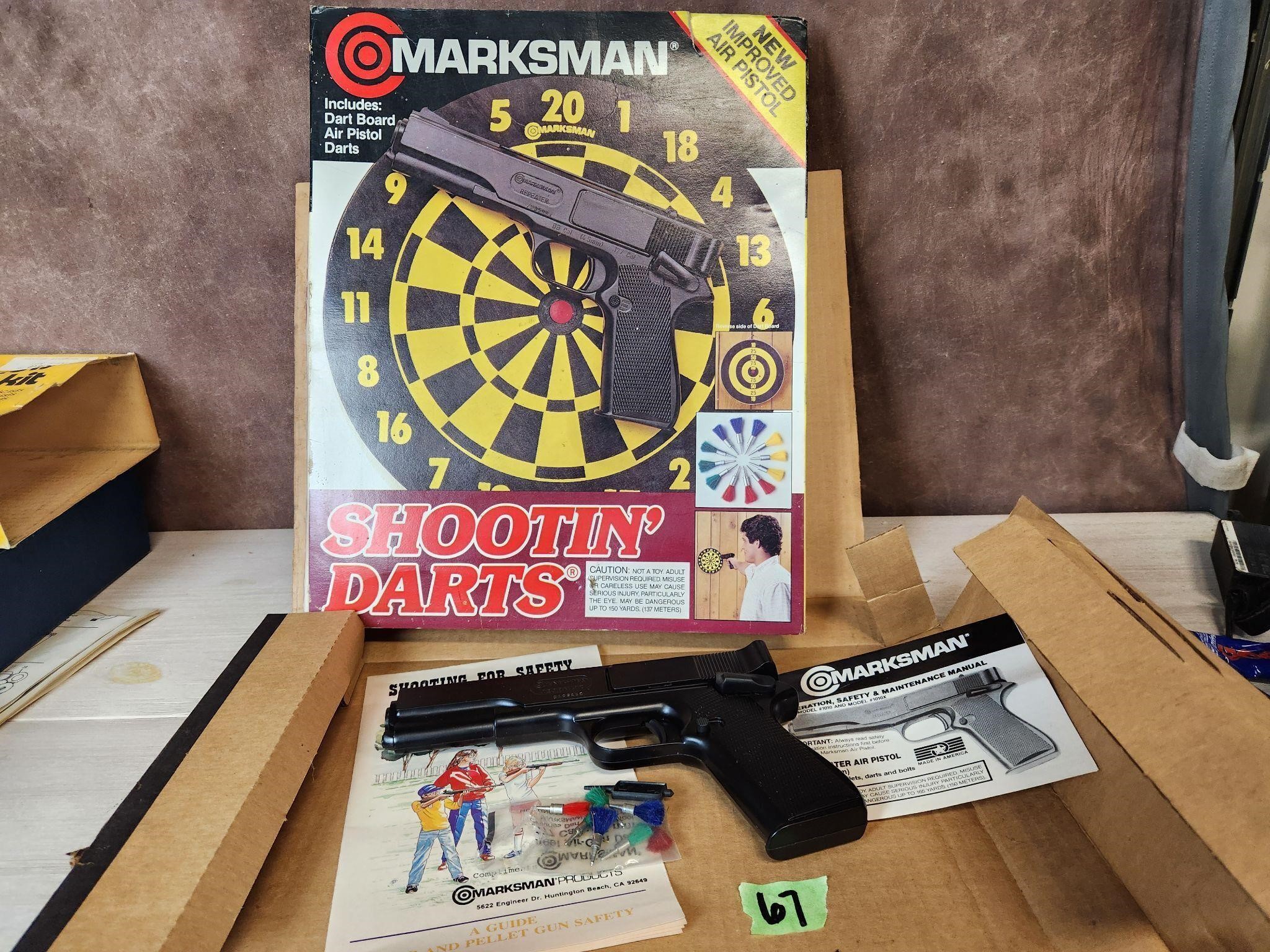Vtg Marksman Air Pistol in box