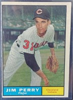 1961 Topps Jim Perry #385 Cleveland Indians