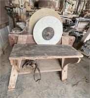 Belt Driven Grinding Wheel on Stand-no motor