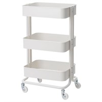 Utility cart, white