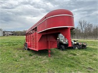 24ft Gooseneck Cattle Trailer