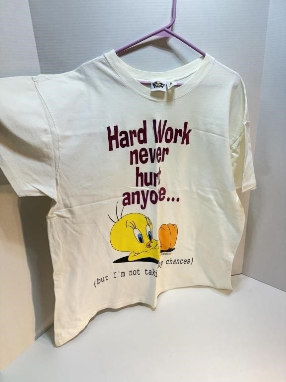 Adult Looney Toones Tweety Shirt 1X