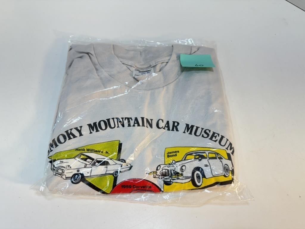 NOS Smoky Mountains Car Museum T Shirt
