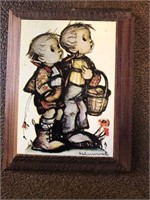 Hummel 2 wood plaques as pictured 5x3"