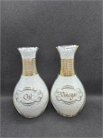 Pyrex Oil & Vinegar Bottles Vintage