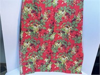 Vtg Piece Christmas Fabric