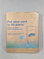 Lowes 30 Gallon Paper Yard Waste Bags