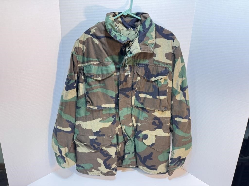 Official US Military Camo Jacket Small