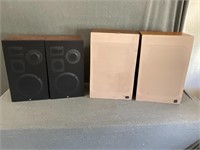 2 Pair of Vintage Speakers