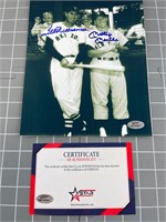TED WILLIAMS/MICKEY MANTLE AUTOGRAPH W/ COA