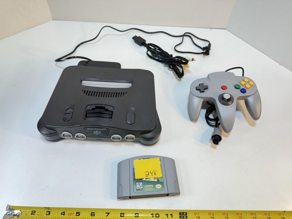 Working Nintendo 64, Tested with Game & Accessory