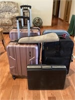 Assorted luggage and cases
