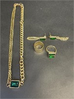Gold-toned Costume Jewelry Set