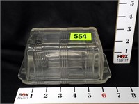 Clear Glass Butter Dish