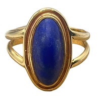 Vintage 14k Gold, Lapis Ladies Ring