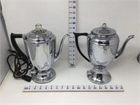 Electric Percolator & Kettle (One Cord Fits