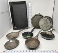 Vintage Metal Pans & Skillets