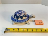 Ceramic Turtle Trinket Box