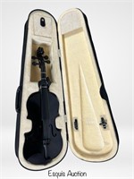 Black Violin in Case- 1/2 Size