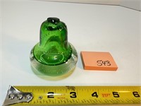 Green Art Glass Paper Weight