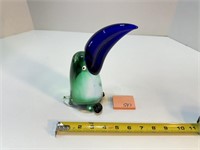 Toucan Art Glass paper Weight