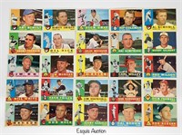 1960 Topps Nr-Mint Baseball Cards with Stars