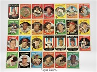 1959 Topps Baseball Cards with Stars- Nr-Mint
