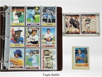 Binder Full of 1970's-early 80's Baseball Cards
