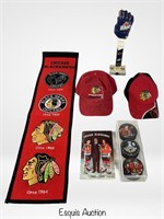 Chicago Blackhawks Hockey Memorabilia- Signed Hats