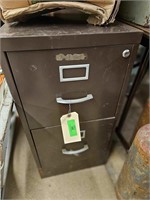 2 Drawer Metal File Cabinet