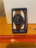 New George men’s watch and bracelet set