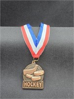 Hockey Medal With Neck Ribbon