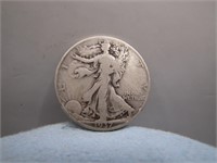 1937 Walking liberty Silver Half Dollar