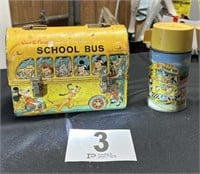 Original Vintage 'Walt Disney' School Bus Lunch