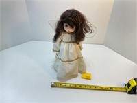 Vtg Doll with Stand