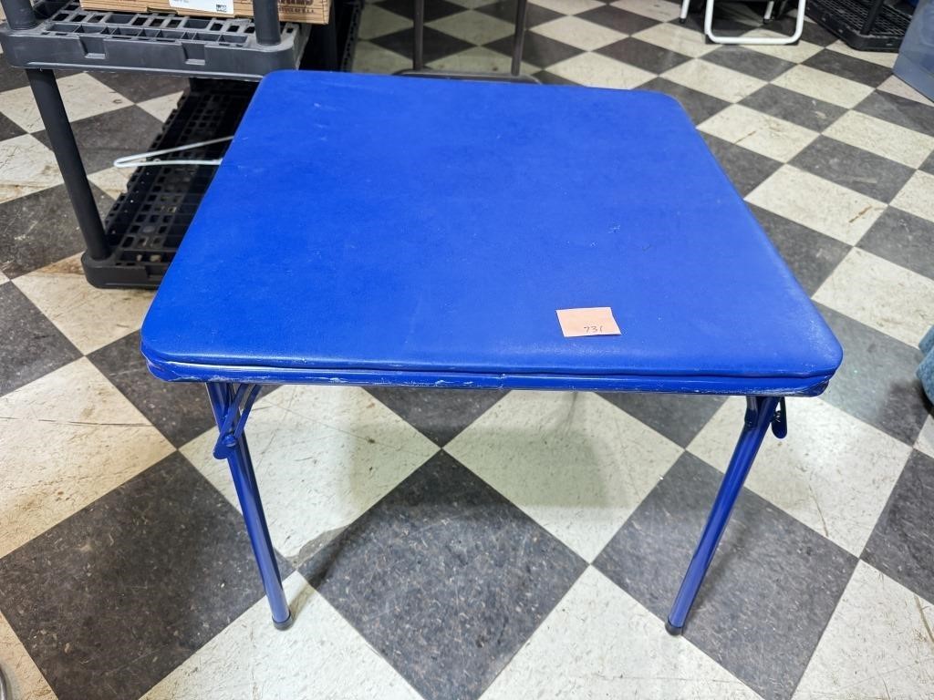 24 Inch Square Folding Kids Table