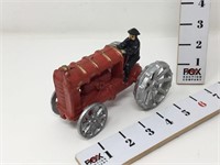 Ford Cast Iron Toy Tractor w/Farmer