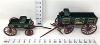 (2) John Deere Buckboard Wagons, Scale Models