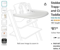 Stokke Tray, White - Designed Exclusively