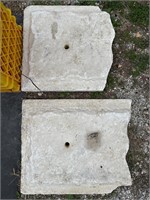 Large pieces of marble