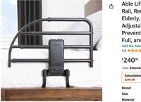 Able Life Click-N-Go Extendable Bed Rail,