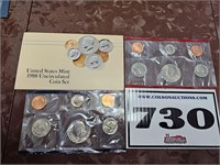 1988 MINT UNCIRCULATED COIN SET